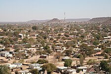 Vista de Mochudi em agosto de 2007