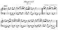 Allegro фа мажор, KV 1с (1761) для клавишного инструмента
