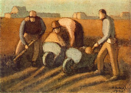 Navvies with Wheelbarrows (1912)