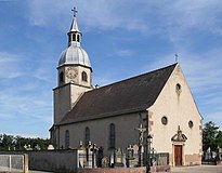 L'église Sainte-Agathe.