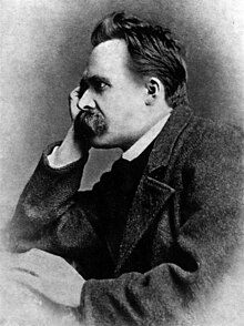 Friedrich Wilhelm Nietzsche, who popularised the Apollonian and Dionysian dialectic Nietzsche1882.jpg