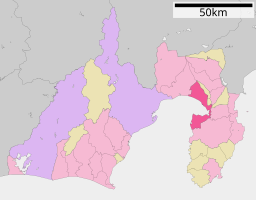 Numazus läge i Shizuoka prefektur