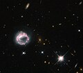 Zw II 28, vastgelegd door ruimtetelescoop Hubble