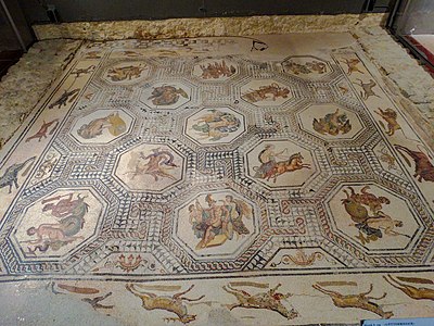 Mosaic of the deities of the week