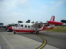 A Piaggio Aerospace P.166 in service with the Italian Coast Guard P.166 DL3 Italian Coast Guard.JPG