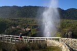 Bufadero en Punakaiki, New Zealand