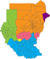 Political Regions of Sudan - July 2006.svg