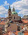 The Church of St. Nicolas in Prague by Christoph and Kilian Ignaz Dientzenhofer