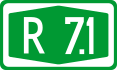 R7.1 Motorway shield}}
