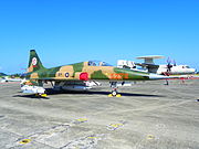 台湾空軍第46戦術戦闘機中隊の東南アジア迷彩F-5E
