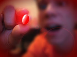 English: Red pill Português: Pilula vermelha
