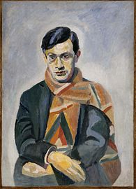 Robert Delaunay, 1923-yil, Tristan Tzaraning portreti, 104.5 x 75 cm