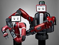 Robôs Sawyer e Baxter, da Rethink Robotics