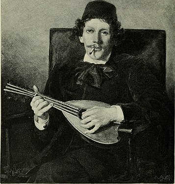 Básník s mandolínou (1887)