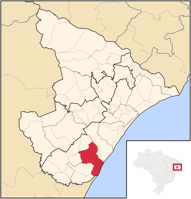 Localização de Estância em Sergipe