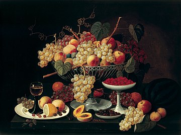 Still Life With Fruit, in the White House