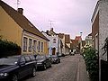 Straße Rådmansgatan mit ortstypischer Bebauung