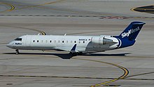 SkyWest Airlines is the largest CRJ200 operator. Skywest CRJ-200 N498CA (8069499834) (2).jpg
