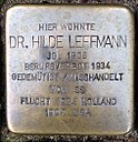 Stolperstein Kleve Hagsche Straße 9–11 Hilde Leffmann