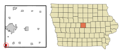 Location of Slater, Iowa