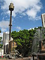 La fontaine Archibald avec la Sydney Tower en arrière-plan