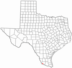 Location of Garceno, Texas