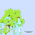 Posizione del villaggio di Ta'anea, sull'isola 'Utu Vava'u.