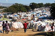 Mahema ya wahanga wa tetemeko la ardhi nchini Haiti mwaka 2010