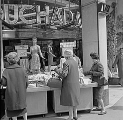 Les Galeries Lafayette en 1965.