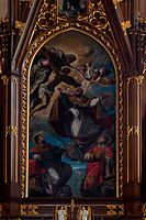 Tintorettova slika Sv. Nikolaja na glavnem oltarju
