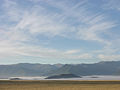 Vue des monts Katoun à partir de la steppe d'Ouïmon au sud