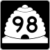 State Route 98 marker