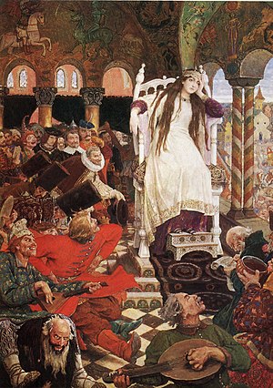 The Unsmiling Tsarevna (Nesmeyana), by Viktor Vasnetsov