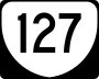 State Route 127 marker