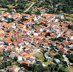 Skyline of Aceituna (Cáceres)