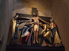Descendimiento policromado de la catedral de Volterra