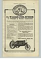 Anzeige im Automobile Trade Journal für Wallis Cub Junior