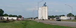 Waverly, seen from the northeast along U.S. Highway 6