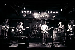 The Republic of Wolves performing in 2010 at LuLu's Pub on Long Island