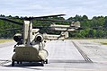 Зліт вертольотів CH-47 «Чінук» для надання допомоги постраждалим унаслідок урагану Ірма. 11 вересня 2017