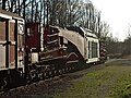 Dezember 2015: Schwerlasttransporter mit 24 Achsen (Typ Uaai 838) in Krauthausen