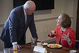 Sonny Perdue with Kim Schrier