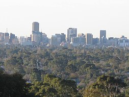 View of Adelaide CBD