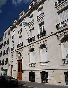 Vue de la mission diplomatique