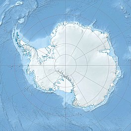 Map showing the location of Amundsen Glacier
