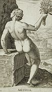 Arethusa by Philip Galle (1587)