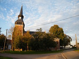 The church in Aubvillers