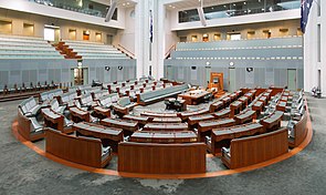 Sitzungssaal des Repräsentantenhauses