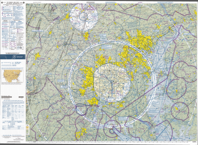 FAA terminal area chart, Baltimore-Washington from 2011