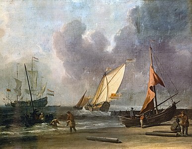 Willem van de Velde der Jüngere, Seestück.